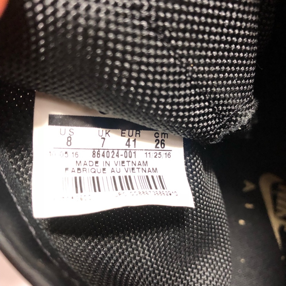 Nike SF AF1 # 864024 001 Black & Gum Bottom High - Picture 8 of 8
